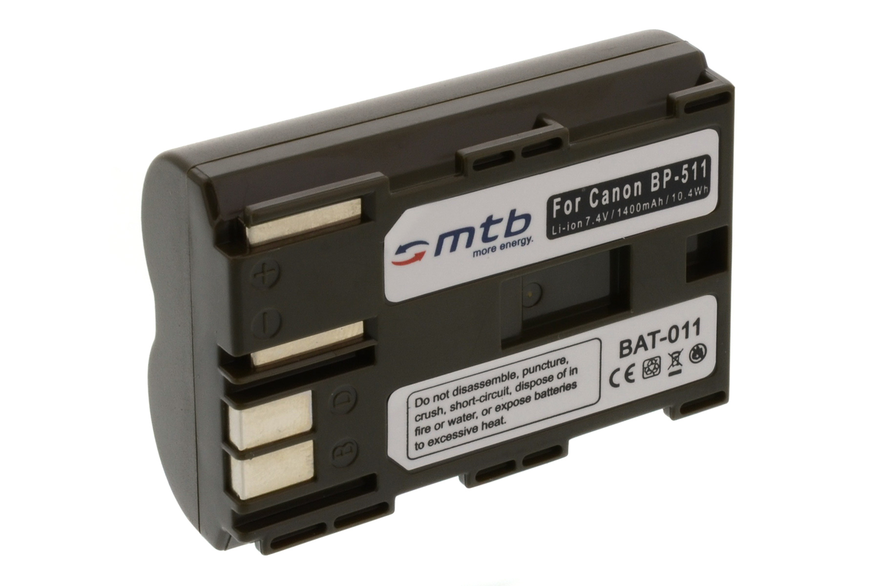 Akku BP511 Kamera Akku für Canon Powershot G1, G2, G3, G5, G6, Pro1