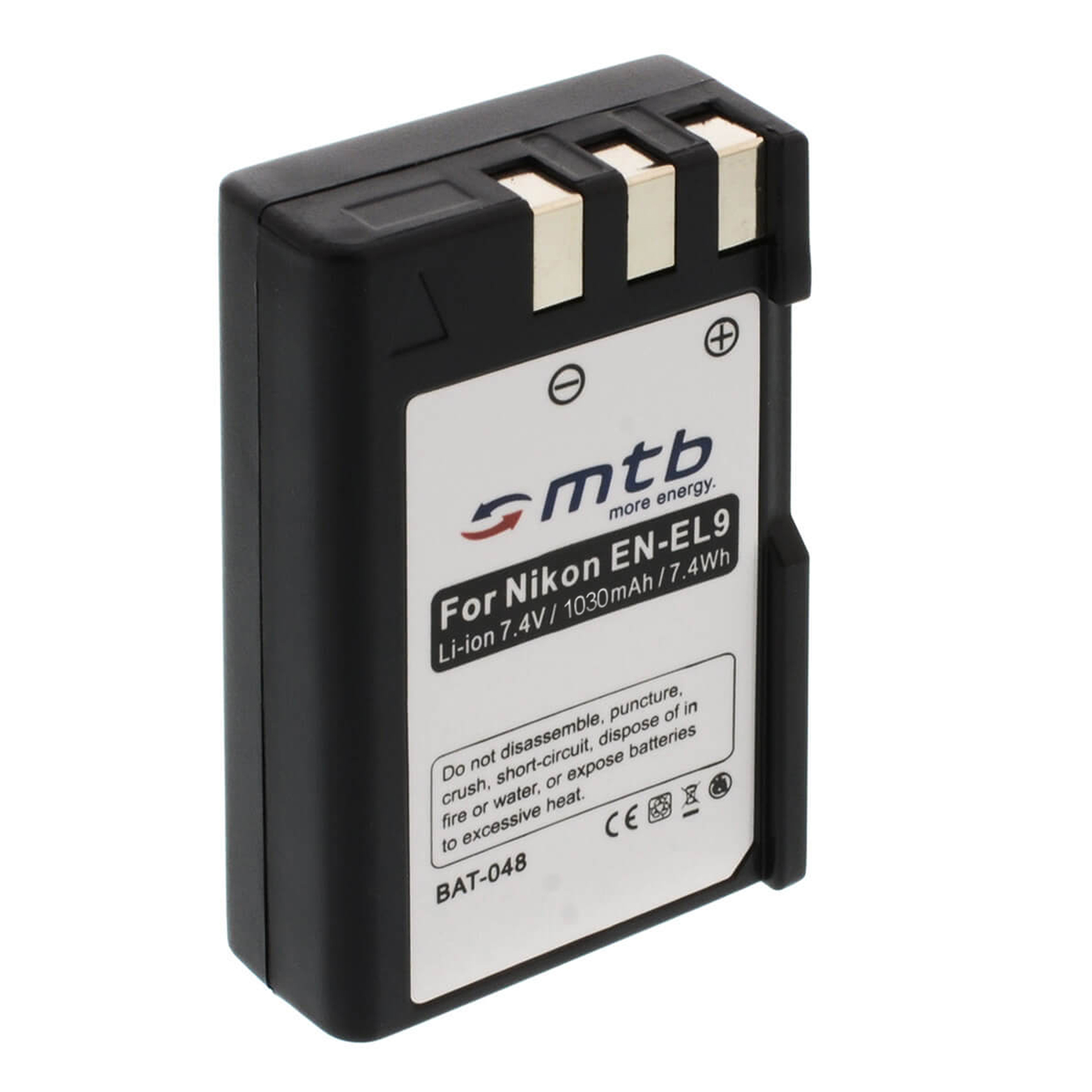 Akku ENEL9 ENEL9a für Nikon D40, D40x, D60, D3000, D5000 / ENEL9
